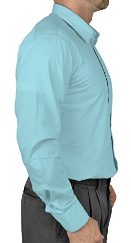 Moda Di Raza Mens Dress Shirt, French Cuff Shirt, Slim and Regular Fit, Dress Shirt for Men, Cufflink Shirts for Men3