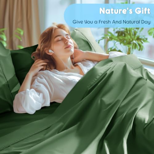 Image of SONORO KATE 1000 Series 100% Egyptian Cotton King Sheets,Extra Deep Pocket