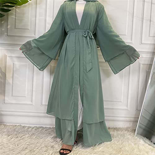 Abaya Dubaï ample robe cardigan pour masquer les formes taille XXL