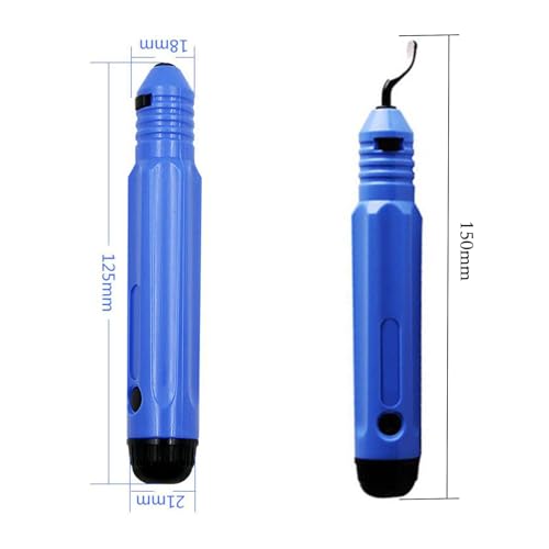 Ferramenta manual de rebarbação NB1100 cabo + 10 peças de lâminas rotativas BS1010, removedor de reb