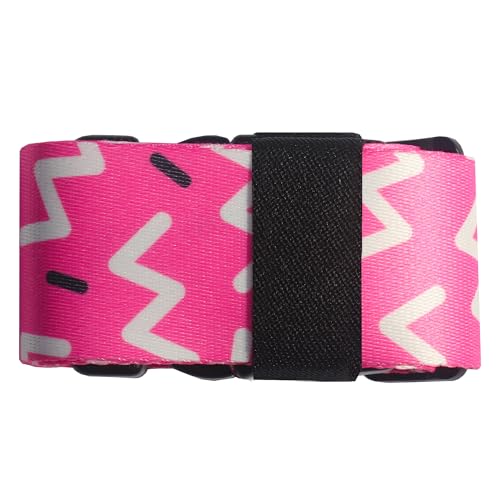 Image of Luggage Straps for Suitcases TSA Approved Easy Pack Organized Suitcase Strap, Luggage Strap, Luggage Belt Strap, Bag Straps for Luggage. Buckle Straps Travel Accessories (Pink)