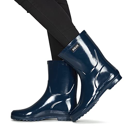 Aigle ELIOSA BOTTIL, Botte de Pluie Femme, Bleu(Marine), 36 EU