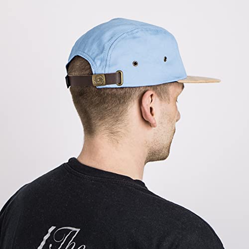Image of Blackskies 5-Panel Cap with Floral Pattern Unisex Baseball Cap