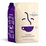 Coffee Bean Direct City Roast Colombian Supremo, Whole Bean Coffee, Medium Roast, 5 Pound Bag (Pack of 1)