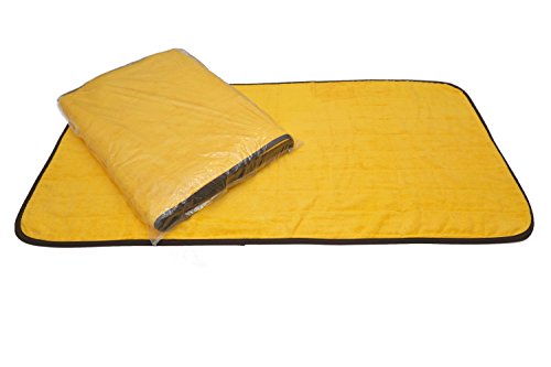 丸繊サウナマット2000匁 業務用 スレン染 ゴールド 70×140cm 5枚入