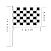 Kind Girl 50 Pack Checkered Flag Racing Flag Hand Held Stick Flags, Black & White Checkered Flag Racing Pennant Banner Flags,Decorations Supplies for Racing,Race Car Party,Sport Events,Kids Birthday