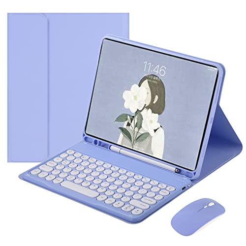 Étui clavier souris Galaxy Tab A8 housse protection tablette SM-X200 touches rondes