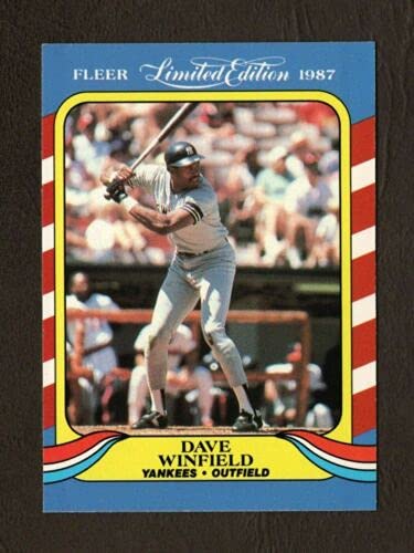 Fleer 1987 Limited Edition #42 Dave Winfield (Mint Condition)