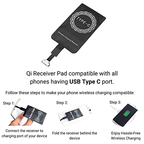LitVibes Wireless Charging Receiver for Type C Mobiles,Phones,Devices - Image 3