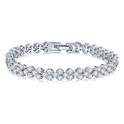 Bracelet rond en argent sterling 925 hypoallergénique pour poignets féminins