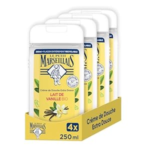 Crème de Douche Extra Douce Lait de Vanille Bio Le Petit Marseillais