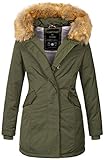 parka grün Angeboten wird ein schöner Damen Winter Parka der Trendmarke 