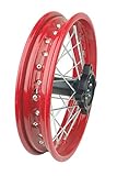 12' Steel RED Rear Rim Wheel Disk Brake Apollo SSR 125cc XR CRF Dirt Pit Bike Chines Made Dirt Bikes 12mm Shaft