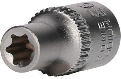 Brilliant Tools BT020962 1/4 Inch Torx Socket Spanner, 25 mm, E6 Insert