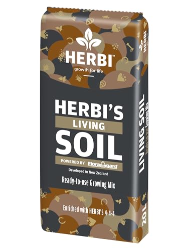 Herbis Living Soil 20 L – aktivierte Bio-Growerde mit mikrobiell belebtem Bodenleben – ideal für Indoor & Outdoor Grow – fördert Starke Wurzeln & gesundes, organisches Pflanzenwachstum