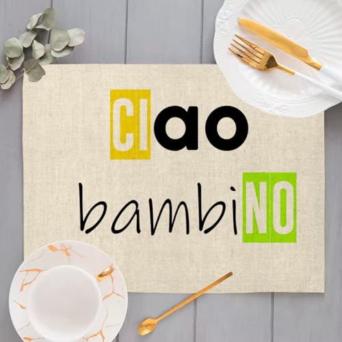 Set de table en lin grand format pour protéger le mobilier des taches de repas - 4