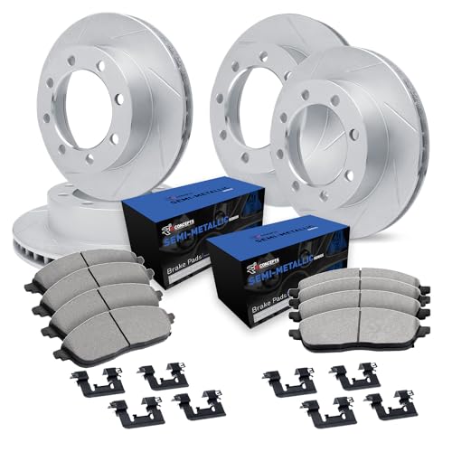 Image of R1 Concepts Front and Rear Brake Kit Fits 1999-2004 Ford F-250, F-350