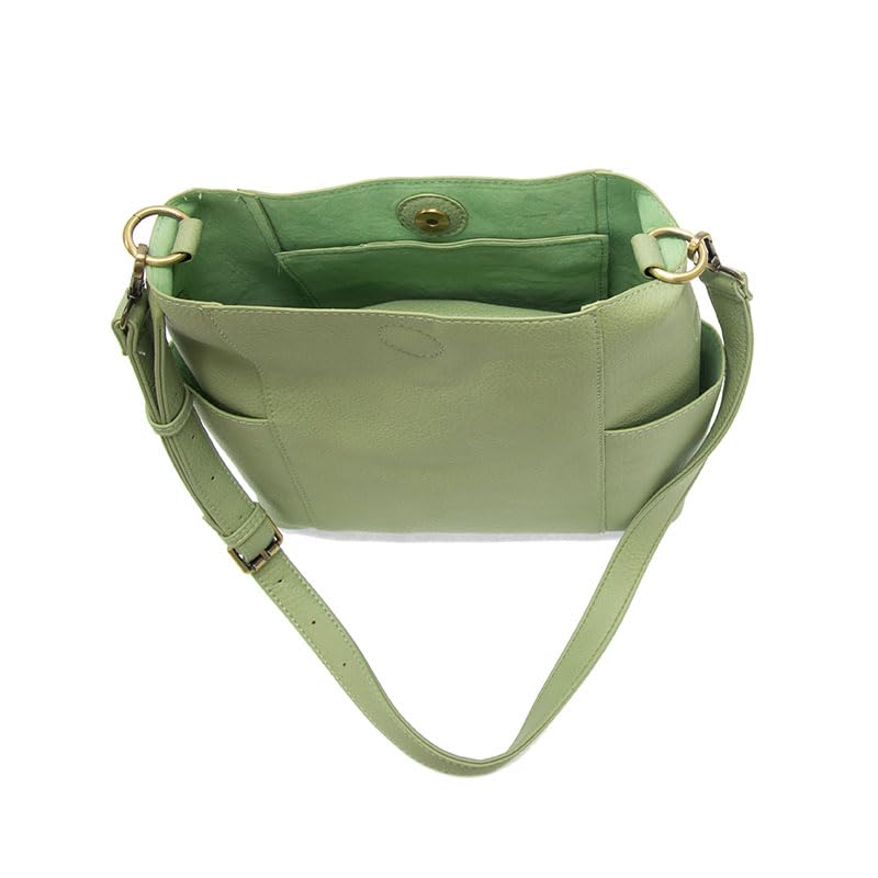Image of Joy Susan Side-Pocket Bucket Bag: Kayleigh Crossbody