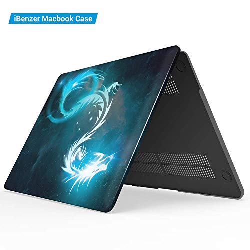 IBENZER MacBook Air 13 Inch Case, Soft Touch Hard Case Shell Cover for Apple MacBook Air 13 A1369 1466, Dragon, MAD13DRN+1