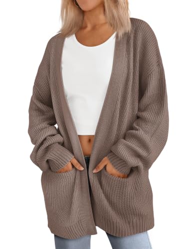 LILLUSORY Oversized Cardigan Sweaters for Women 2026 Fall Fashion Outfits