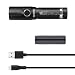 Alldaymall® CREE 5 Mode Waterproof Zoomable LED Flashlight,Camping Flashlight, Handheld Flashlight ( Rechargable 18650 AAA Battery and Charger Included )
