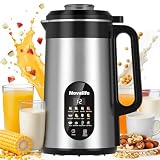 12 in 1 Nut Milk Maker Machine, 50oz Automatic Soy Milk Maker Blender, Homemade Soy Milk, Oat Milk, Juice, Almond Milk, Plant Based and Non Dairy Beverages,12H Delay Start/Self Cleaning/Keep Warm