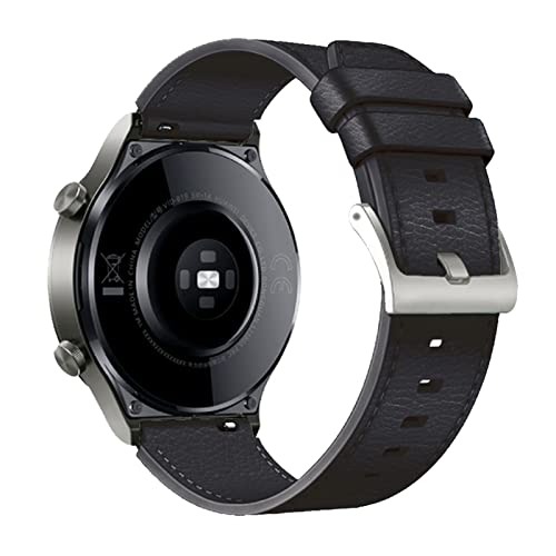 Correa de cuero 22mm para Huawei Watch 3 Pro miniatura 4