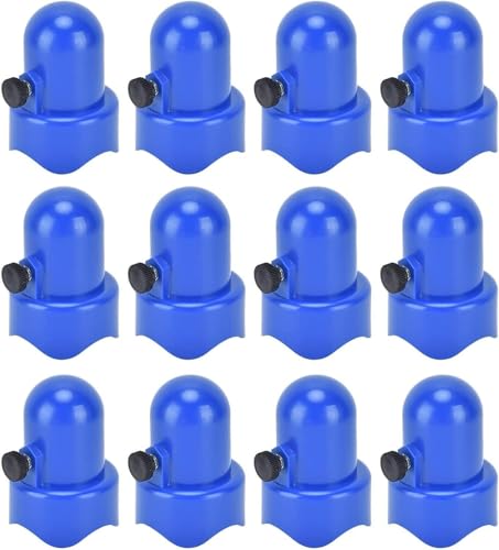 TFG - Ttfd 1.5 Inch Diameter Trampoline Enclosure Pole Cap with Screw Thumb, Durable Thickened Trampoline Pole Accessories