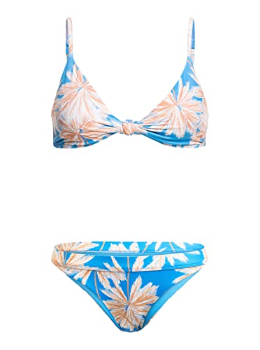 Roxy Conjunto de Bikini Triangular Mujer Azul L