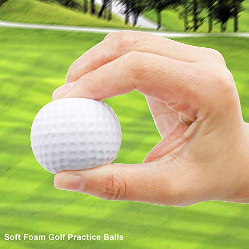Image of 30 Pack Foam Golf Practice Balls - Realistic Feel and Limited Flight Training Balls for Indoor or Outdoor