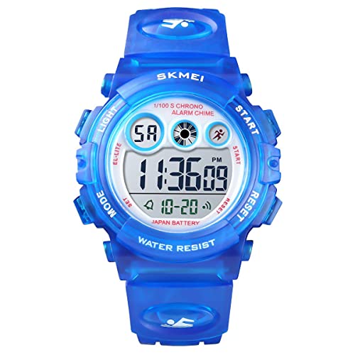 Image of GOLDEN HOUR Watches for Kids Digital Sport Waterproof Boys Girls Watch Outdoor 12 /24 H Alarm EL Backlight Stopwatch Military Child Wristwatch Ages 3-15