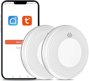 Safeliveo WLAN Rauchmelder 2er-Pack – 10 Jahre Batterie