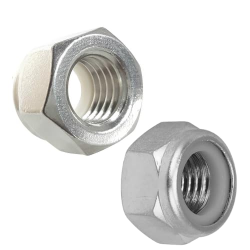 Écrous hexagonaux de verrouillage anti-vibrations en acier durable SS304