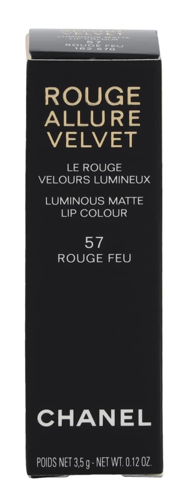 CHANEL Rouge Allure Velvet Luminous Matte Lip Colour No.57 Rouge Feu (3.5 g)