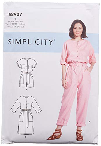 Patron combinaison Simplicity S8907 avec planche multi-taille R5