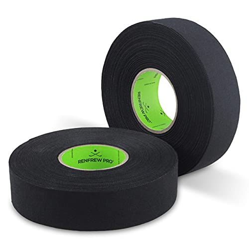 Renfrew Pro Fita de hóquei de tecido preto Pro-Blade XT, pacote com 3