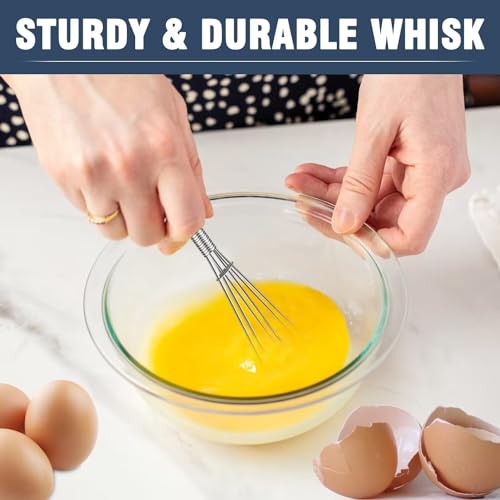Eddeas Mini Whisk, Small Whisk 2 Pieces thumb #5