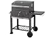 Koll Living Holzkohlegrill Lyv | Grillwagen mit Deckel, Thermometer & höhenverstellbarer Kohlewanne für optimale Hitzesteuerung | Seitenablage & Rollen