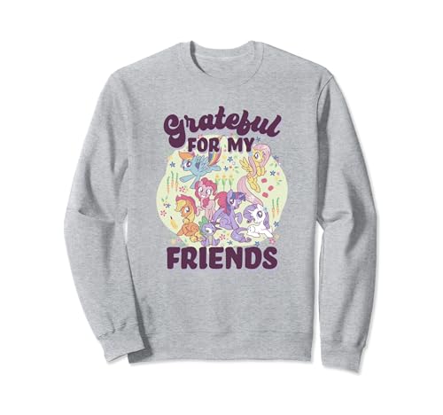 Sweatshirt My Little Pony Grateful pull doux message amitié bienveillant