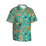 Stampa Hamburger Doughnut Coke Questa camicia con i suoi colori vivaci è realizzata in un materiale morbido, sottile e molto leggero ed è quindi ideale per le giornate calde e soleggiate. Ma anche nei giorni più freddi puoi combinare questa camicia hawaiana con una maglietta e sei un vero e proprio eye-catcher e sentirti a tuo agio attraverso la vestibilità larga. In vacanza, in spiaggia, anche al lavoro o a una festa a tema, riceverai sicuramente molti complimenti