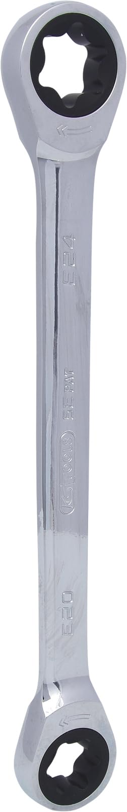Clé TORX polygonale a cliquet haut de gamme KS Tools 503.4357-E CHROME plus