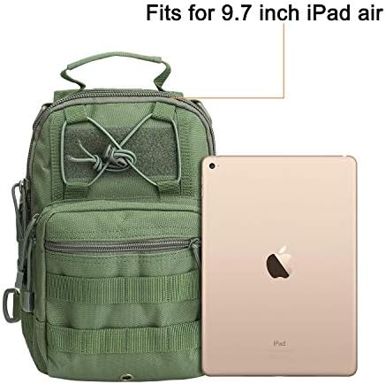 G4Free Lightweight Tactical Bag Assault Small One Strap Sling MOLLE Backpack