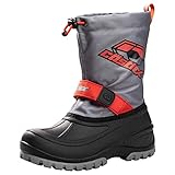 Castle X Youth Element Boot (Red/Gray - 4)