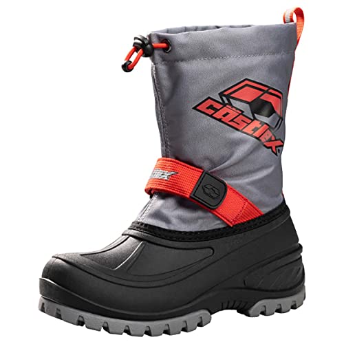 Castle X Youth Element Boot (Red/Gray - 4)