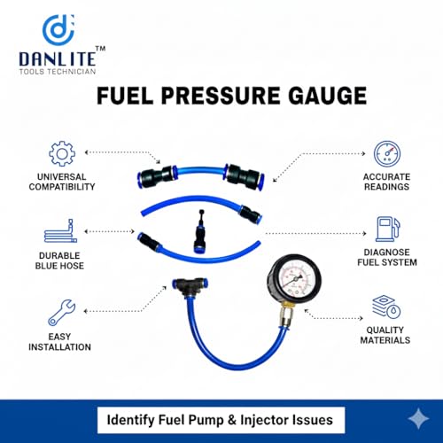 Image of DANLITE TOOLS TECHNICIAN Fuel Pressure Testing Device for BS6 BS7 Bikes and Cars