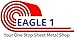 Eagle 1 Smooth Shank 304 Painted Stainless Steel Aluminum Fascia Cover and Siding Nails -1lb Boxes, 1.25 inch, about 600 nails per box (1LB TUXEDO GREY)