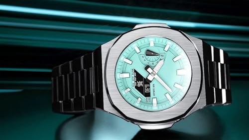 GA2100 boîtier de montre antichoc étanche kit de modification métal - 5