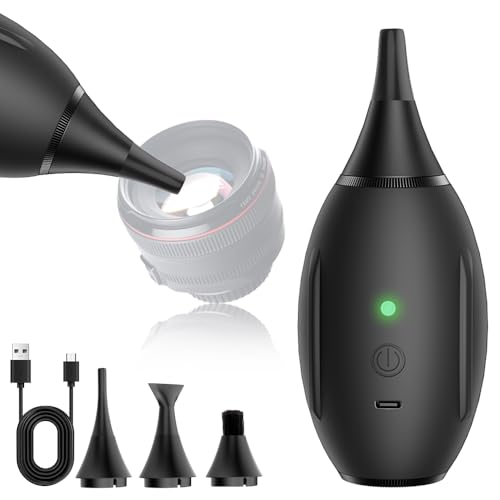 Aspirateur et souffleur de poussière électrique pour boîtier photo