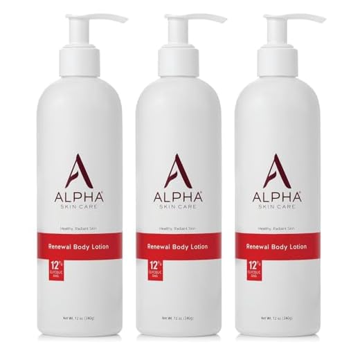 Anti-Aging Glycolic Body Lotion in Triple Pack