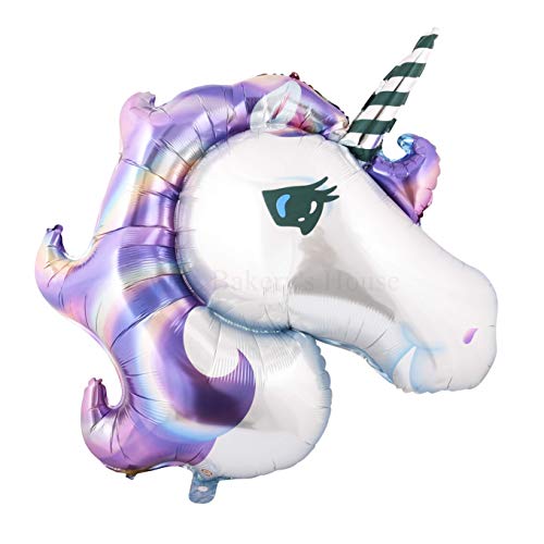 Miss Bakery's House® Ballon métallique - licorne 2 - 110x86 cm - rose Cover
